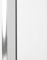 Cabine de duche em alumínio prateado e vidro temperado 80 x 80 x 185 cm TELA_787956
