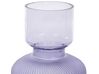 Glass Flower Vase 24 cm Violet RODIA_838062