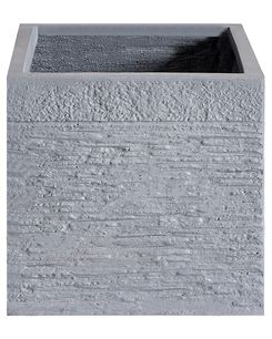 Kukkaruukku savikuituseos valkoinen 30 x 30 x 28 cm PAROS