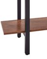 5 Tier Bookcase LED Dark Wood DARBY_897350