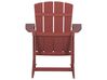 Zahradní židle v červené barvě ADIRONDACK_728442