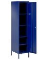 Metal Storage Cabinet Navy Blue FROME_843968