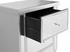 2 Drawer Mirrored Bedside Table TIGY_736362