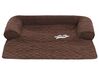 Fabric Dog Sofa Bed 70 x 100 cm Brown BOZAN_783502