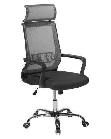 Krzesło biurowe regulowane szare LEADER