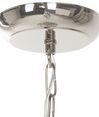 Metal Pendant Lamp Silver BANDAMA_720799