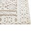 Tapis en coton blanc cassé et beige 160 x 230 cm GOGAI_884384