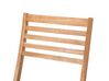 Dřevěná zahradní bistro sada skládacího stolu a židlí FIJI_680145