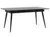 Spisebord uttrekkbart 160/200 x 90 cm svart MALDON_793913
