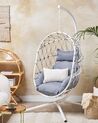 Hanging Chair with Stand White ADRIA_844427