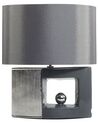 Tischlampe grau 48 cm Trommelform DUERO_167137