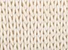 Cuscino cotone e poliestere beige chiaro 45 x 45 cm OXALIS_839921