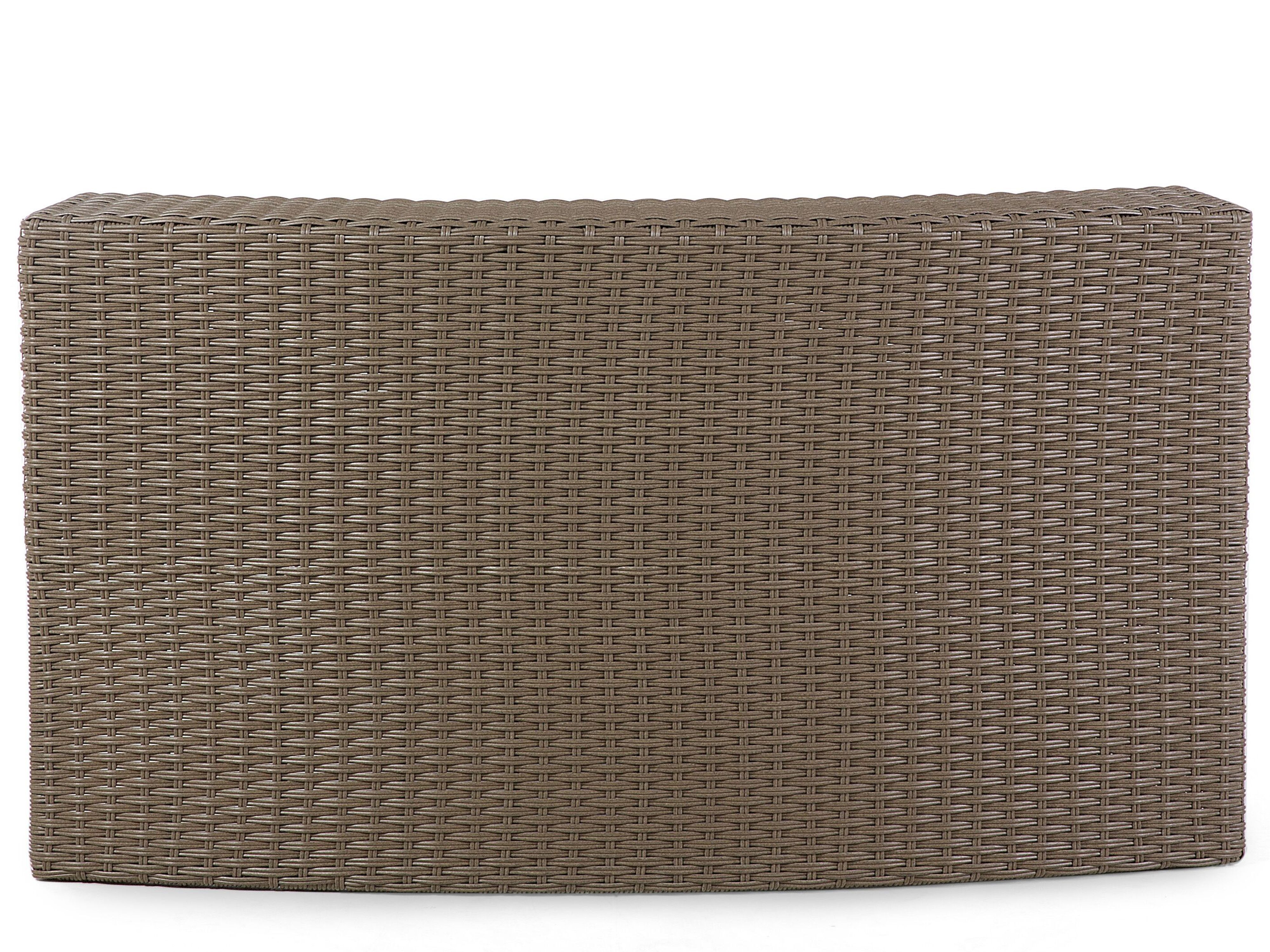 9 Seater PE Rattan Garden Lounge Set Brown SEVERO | Beliani.co.uk