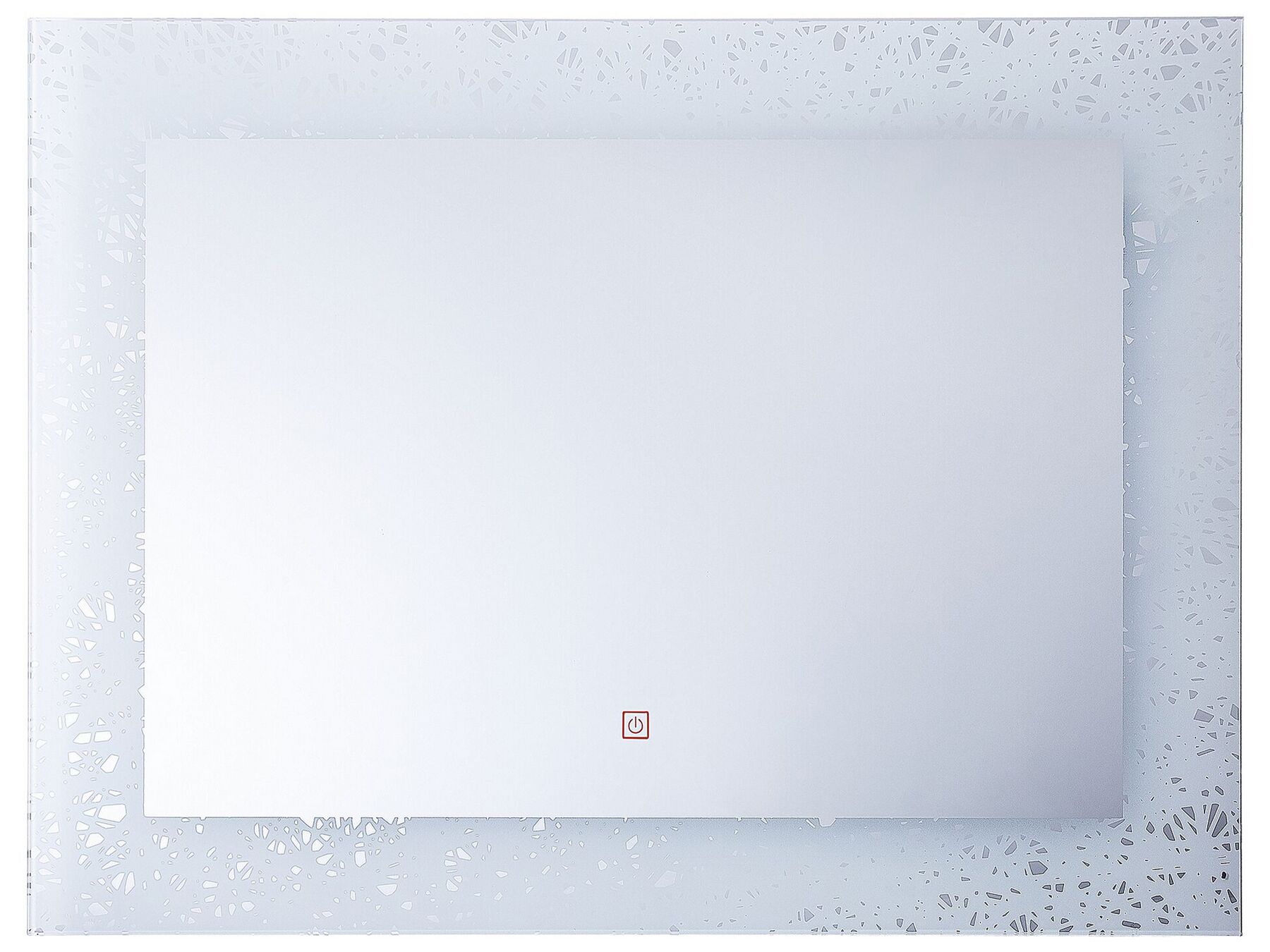 Badspiegel mit LED-Beleuchtung rechteckig 80 x 60 cm MINOT | Beliani.at