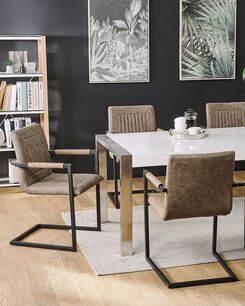 Tuoli keinonahka ruskea 2 kpl BRANDOL Tuoli keinonahka ruskea 2 kpl BRANDOL