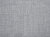 Cama de casal em tecido cinzento claro 160 x 200 cm FITOU_709614