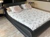 Vodná posteľ z umelej kože 160 x 200 cm čierna AVIGNON_884648