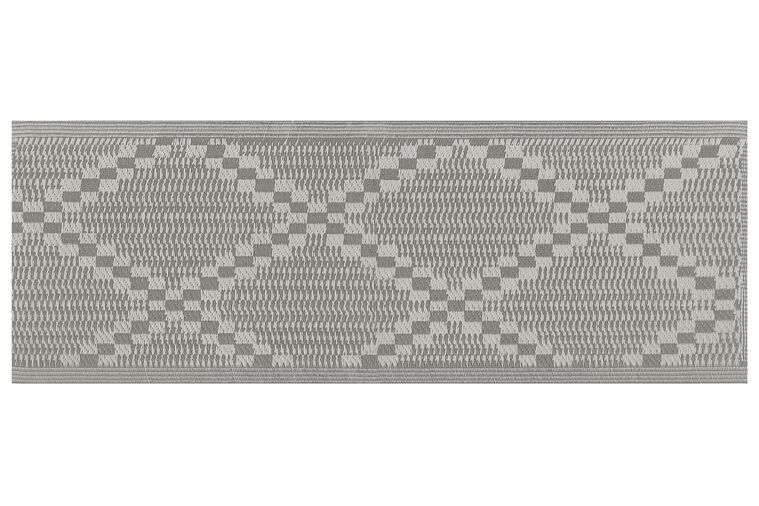 Vloerkleed polypropyleen grijs 60 x 105 cm JALNA_766557