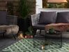 Outdoor Teppich grün 120 x 180 cm marokkanisches Muster zweiseitig Kurzflor PUNE_724662
