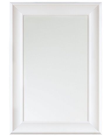 Nástenné zrkadlo 60 x 90 cm biele LUNEL