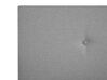 Letto boxspring in tessuto grigio chiaro 180 x 200 cm CONSUL_718330