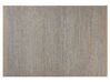 Teppich Wolle grau 140 x 200 cm Kurzflor BANOO_848857