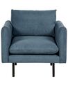 Fotel niebieski tapicerowany VINTERBRO_901056
