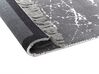 Tappeto viscosa grigio 160 x 230 cm HANLI_837012