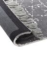 Teppich Viskose grau 160 x 230 cm cm abstraktes Muster Kurzflor HANLI_837012