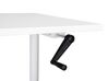 Fehér manuálisan állítható íróasztal 120 x 72 cm DESTINAS_899057