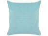 Set of 2 Velvet Cushions 45 x 45 cm Light Blue CONEFLOWER_857717