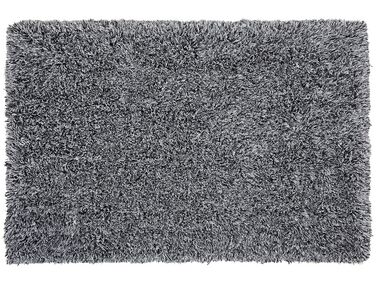 Vloerkleed polyester zwart/wit 200 x 300 cm CIDE