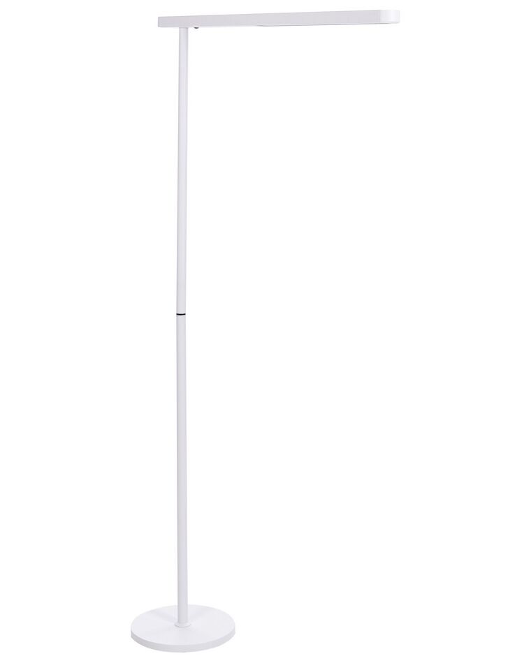 Lampa podłogowa LED metalowa biała PERSEUS_869610