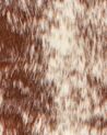 Tappeto pelle bovina sintetica marrone 150 x 200 cm ZEIL_913722