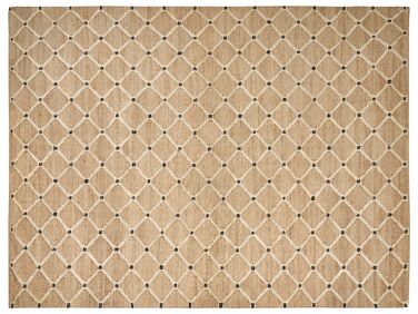 Jutový koberec 300 x 400 cm béžový KALEKOY