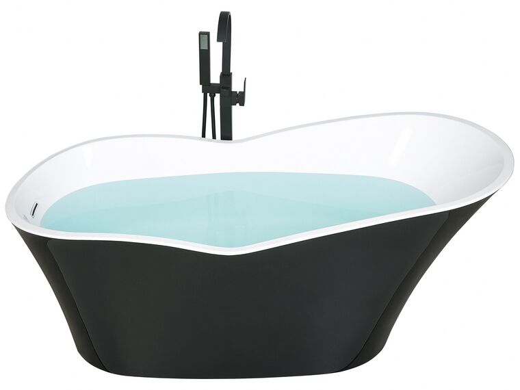 Freestanding Bath 1700 x 800 mm Black DULCINA_812176
