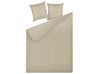Embossed Bedspread and Cushions Set 160 x 220 cm Taupe SHUSH_821994
