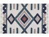 Tappeto multicolore rettangolare in cotone 160 x 230 cm KOZLU_848386