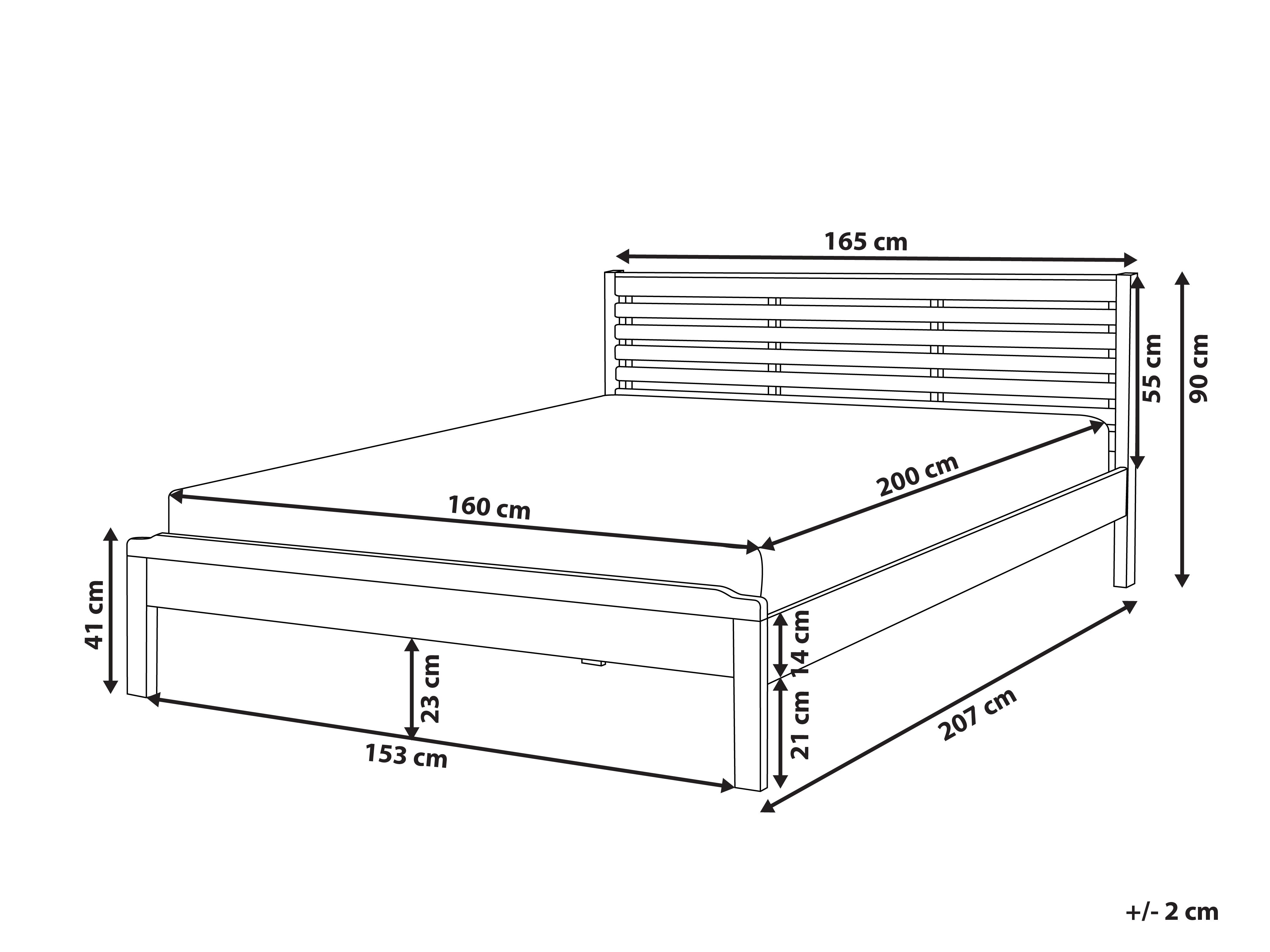picture Wood Full Size Bed Frames beliani