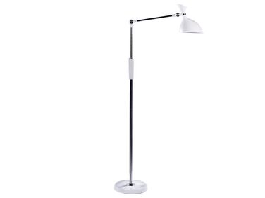 Lámpara de pie LED blanco/negro/plateado 169 cm ANDROMEDA