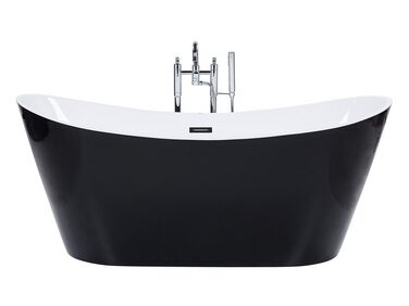 Freestanding Bath 1500 x 750 mm Black ANTIGUA