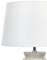 Lámpara de mesa de cerámica gris claro/blanco 48 cm KHOPER_822896