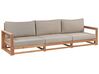 5 Seater Certified Acacia Wood Garden Sofa Set Light TIMOR II_905716