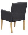 Fabric Dining Chair Grey ROCKEFELLER_770961