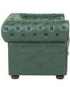 Faux Leather Armchair Green CHESTERFIELD_696546