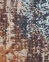 Teppich mehrfarbig 80 x 150 cm abstraktes Muster Fransen Kurzflor GERMENCIK_817360