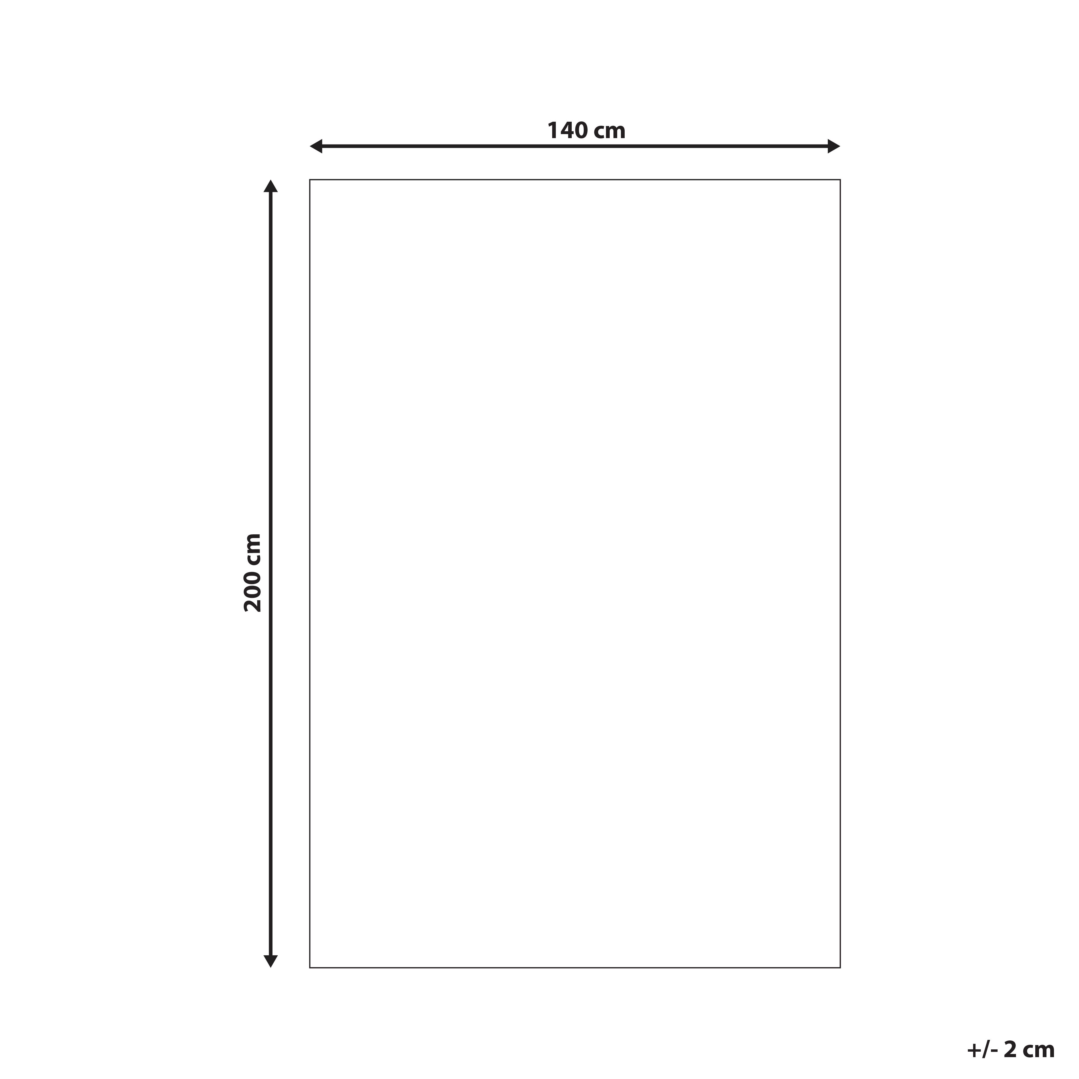 Dywan shaggy 140 x 200 cm beżowy CIDE