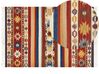 Wool Kilim Area Rug 160 x 230 cm Multicolour JRARAT_859464