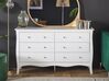Commode blanche 6 tiroirs WINCHESTER_786289