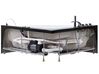 Whirlpool Badewanne schwarz Eckmodell mit LED 190 x 135 cm MARINA_807787
